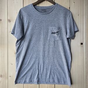 Patagonia Viva Los Fun Hogs Short Sleeved T Shirt Grey Mens Large